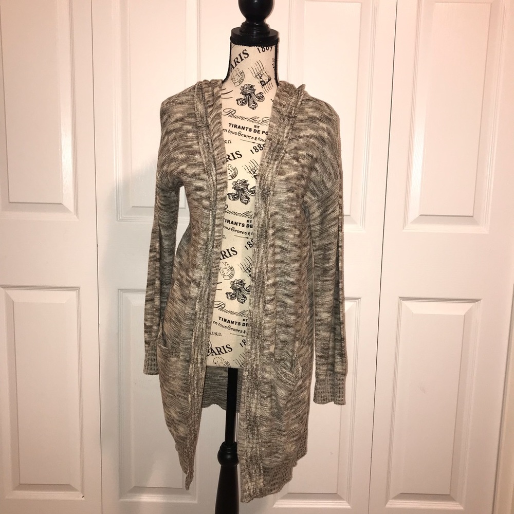 Hooded Long Sweater